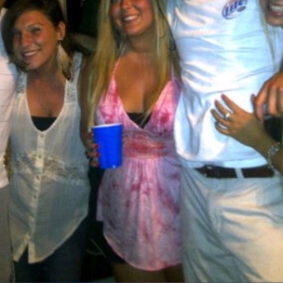 Tye dye pink halter top - Picture 5 of 5